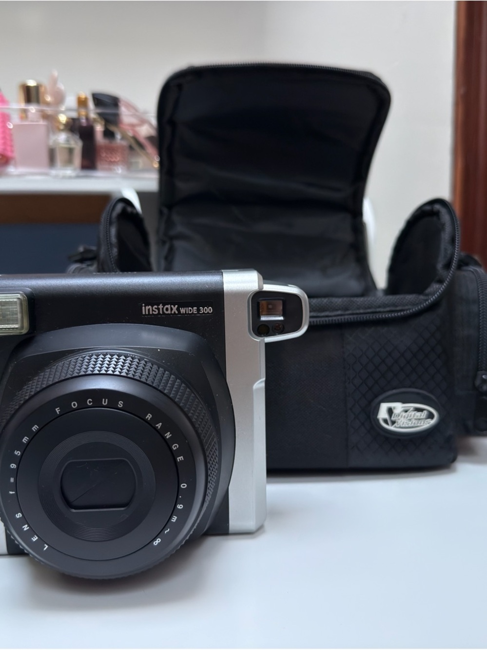 Fujifilm Instax Wide 300 Instant Film Camera + Case & Strap